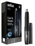 Braun EN 20, Ohr, Nase, Schwarz, Batterie - Schwarz