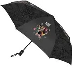 K-POP Demon Hunters Regenschirm faltbar 8 Paneele 33-62 cm Polyester schwarz -