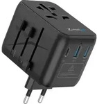 Xlayer Reisestecker weltweit 2 x USB Typ-A 1 x USB Typ-C 20W