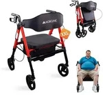 Gehhilfe Klappbar XXL Rollator bis 204 kg Mobiclinic Bariatrische Faltbar Bis zu 204