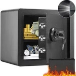 VEVOR Digitaler Einlagensafe 48 L Elektronisches Codeschloss, Einlagensafe mit...