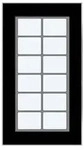 ISSENDORFF LCN-GT12B Glas-Tatenfeld LCN-GT12B schwarz mit 12 Tasten, 12LEDs, Bargraph