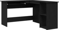 vidaXL Eck-Schreibtisch Schwarz Eichen-Optik 120 x 140 x 75 cm - Schwarz