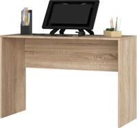 Eckschreibtisch Set 120cm mit Kommode 1 Schublade 1 T&uuml;r 6 F&auml;cher Arbeitstisch