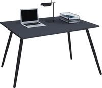 VCM Schreibtisch Computertisch B&uuml;rotisch Skandanivischer Retro Look Salia 110x80 cm
