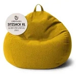 URBANARA Indoor Sitzsack Round XL 250l - XXL Sofa Sessel - ideal zum Pouf...