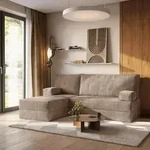 Masseno Ecksofa NOTIA mit Schlaffunktion, Modulares Schlafsofa aus Schaumstoff,