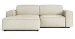 Selsey Sellmo - Ecksofa, Chenille Creme, 210 cm - Creme