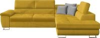 MIRJAN24 Ecksofa Cotere, Eckcouch, Schlaffunktion und Bettkasten, Wohnlandschaft