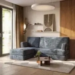 Masseno Ecksofa NOTIA mit Metallgestell, Modulares Schlafsofa aus Schaumstoff,