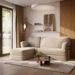 Masseno Ecksofa SABI mit Metallgestell, Modulares Schlafsofa aus Schaumstoff,
