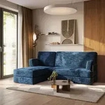 Masseno Ecksofa NOTIA mit Metallgestell, Modulares Schlafsofa aus Schaumstoff,