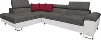 MIRJAN24 Ecksofa Cotere, L-Form Eckcouch mit Schlaffunktion und Bettkasten (Soft 029