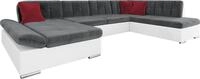 MIRJAN24 Ecksofa Bergen mit Bettkasten, Regulierbare Armlehnen, U-Form Schlafsofa vom