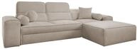 MIRJAN24 Ecksofa Viveri I, Schlaffunktion und Bettkasten, L-Form Polsterecke (Farbe:
