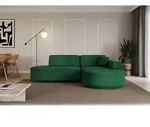 ALTDECOR Ecksofa in L-Form MARI-L1-v3 - 243x171x83 cm Gr&uuml;n - Corner Sofa Bett