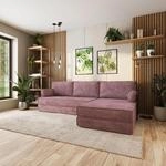 Masseno Ecksofa ANKO mit Metallgestell, Modulares Schlafsofa aus Schaumstoff,