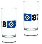 Hamburger SV HSV Schnapsglas 2er Set 1887 - Schwarz