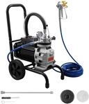 VEVOR Membran-Airless-Farbspritzger&auml;t 1500 W, Rollbares Farbspritzger&auml;t mit...
