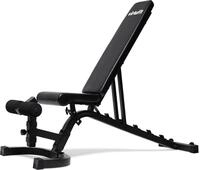 VirtuFit Verstellbare Fitnessbank Pro Schwarz
