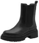 Tamaris Damen Stiefel Vegan schwarz 36 - Schwarz - 36