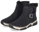 Rieker Damen Stiefeletten Schwarz Synthetik Gr&ouml;&szlig;e: 36 - Schwarz - 36