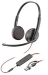 Poly Blackwire 3225 Schnurgebundenes Headset &ndash; Noise Cancelling-Mikrofon &ndash; Stere