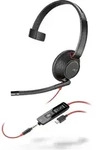 Schnurgebundenes Headset Poly Blackwire 5210 (Plantronics) Flexibler Mikrofonarm -