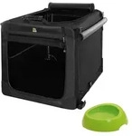 Maelson Soft Kennel Evo 72 cm + Biod Bowl - Transportbox f&uuml;r Hunde mit...