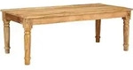 vidaXL Couchtisch Braun 110 x 55 x 40 cm Massivholz Mango - Braun