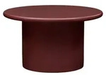 Runder douglas-couchtisch, durchmesser 80 cm, rot - Atmosphera cr&eacute;ateur...