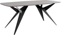 MIRJAN24 Tisch Axis 160, Esszimmer Tisch, Beine aus Stahl (Farbe: Schwarz /...