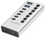 LogiLink UA0447 - USB 3.2 Gen 1-Hub 7 Port USB-A/C - Grau