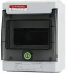 Offgridtec Verteilerkasten mit 6 TE und DIN-Schiene IP66 UV-best&auml;ndig wasser-...
