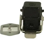 HARTING Han 3M Anbaugeh&auml;use gerade mit 1 B&uuml;gel mit Schutzkappe Metall - 1...