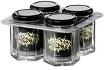 Ritzenhoff und Breker Mara Vorratsglas sechskant 196 ml 4er - Transparent