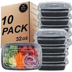 Meal Prep Container 1 Fach Luftdicht BPA Frei Wiederverwendbar 10er Pack 32 oz
