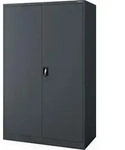 Metall-B&uuml;roschrank JAN II D600 1150 x 1850 x 600 mm anthrazit