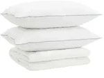vidaXL G&auml;nsedaunen-Bettdecken-Set 90% FULDA 3 stk. 200 x 240 cm Sommer - Wei&szlig;