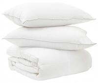 vidaXL Duvet- und Kopfkissen-Set 3 stk. 260 x 220 cm Winter 1800 g/pc - Wei&szlig;
