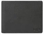 L.CREDI Leder Geldb&ouml;rse George Wallet Black schwarz - Schwarz