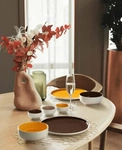 Seltmann Weiden Sento Home Pure Lines Fr&uuml;hst&uuml;cks-Set 18-teilig - Chocolate Brown -