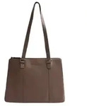 The Chesterfield Brand Schultertasche Marvos Shoulderbag Dark Taupe dunkelbraun...