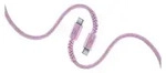 Cellularline KABEL FLEXY 150CM 60W USB C to USB C ROSA, 1,5 m, USB C, USB C, Pink -