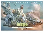 Tempo - Retro Fantasiemotive (Tischkalender 2027 DIN A5 quer), CALVENDO