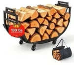 VEVOR Kaminholzregal Brennholzregal Feuerholzregal Kaminholzst&auml;nder 805 mm,...