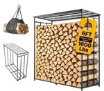 VEVOR Kaminholzregal 3/8 Cord Brennholzregal Feuerholzregal 1855x715x1850mm,...
