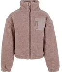 Urban Classics M&auml;dchen Jacke, Sherpa-Mix, Farbe: Staubrosa - Gr&ouml;&szlig;e: 110/116 -