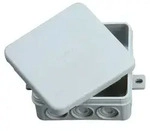 Aufputz Feuchtraum Abzweigdose IP54 85 &times; 85 &times; 38 mm &ndash; Elektroinstallationsdose
