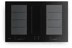 Klarstein ChefFusion Induktionskochfeld mit Dunstabzug 80 cm &ndash; 4 Kochzonen,...